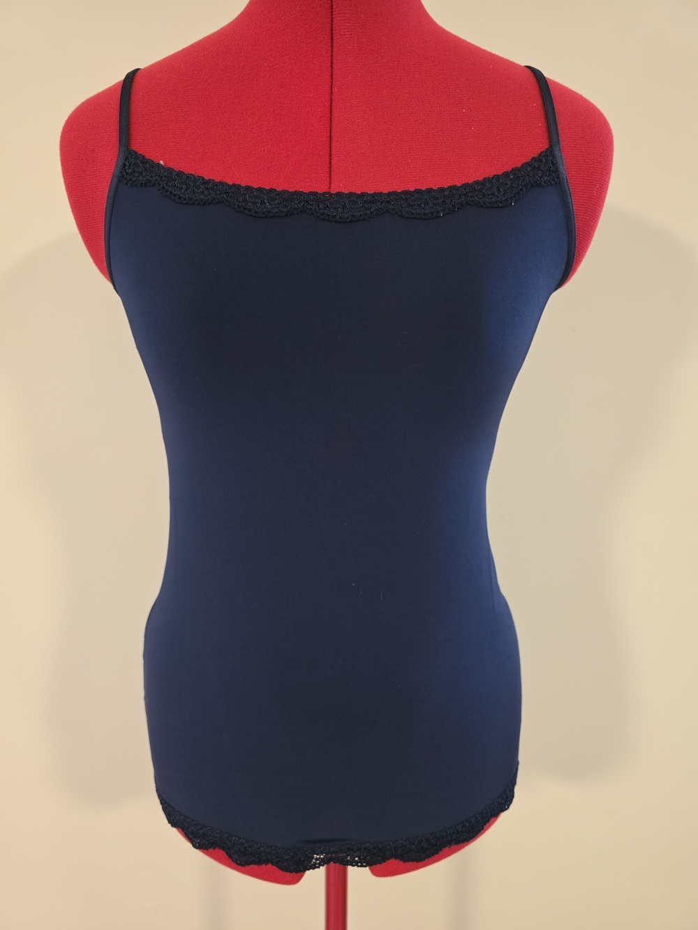 Jockey Navy Blue Lace-Trim Camisole